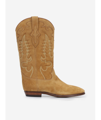 MIDNIGHT COWBOY BOOTS IN TAN SUEDE Venez acheter