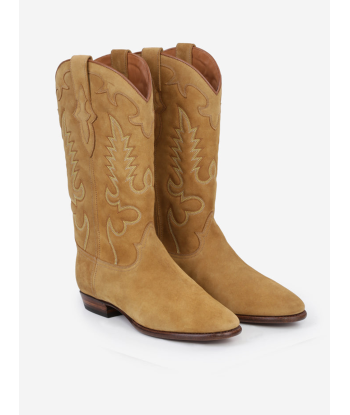 MIDNIGHT COWBOY BOOTS IN TAN SUEDE Venez acheter