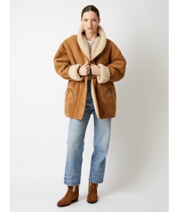 TATOOSH SHEARLING CAMEL COAT 2024