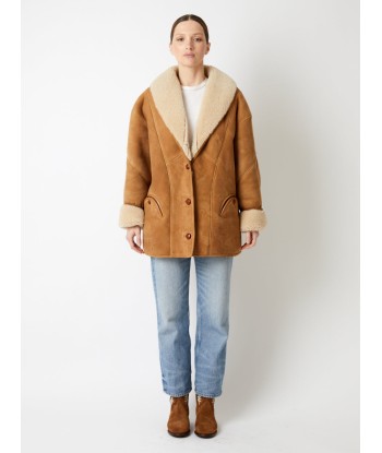 TATOOSH SHEARLING CAMEL COAT 2024