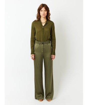 SARTORIAL PANTS IN OLIVE SILK prix pour 