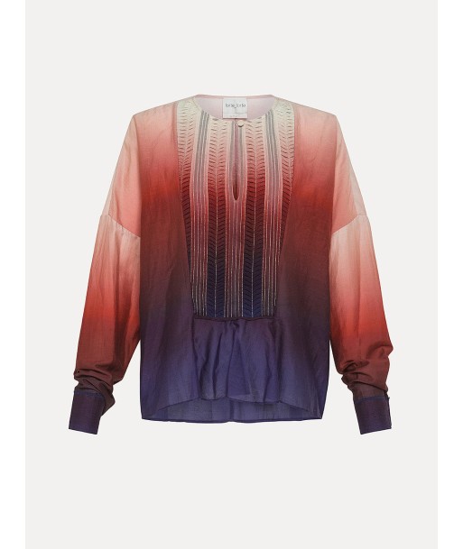 TIE-DYE ORIGAMI BLOUSE Vous souhaitez 