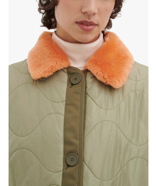 SHEARLING ORANGE COLLAR livraison et retour toujours gratuits