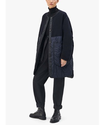 WOOL QUILT NAVY JACKET Venez découvrir notre 