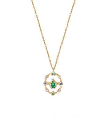 SOLAL EMERALD NECKLACE Economisez 