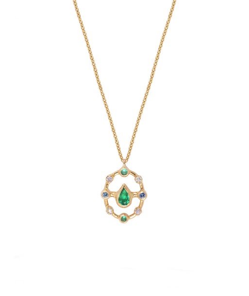 SOLAL EMERALD NECKLACE Economisez 