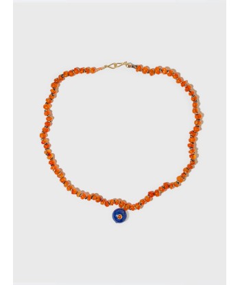 NECKLACE WITH CARNELIAN AND LAPIS LAZULI BEADS france