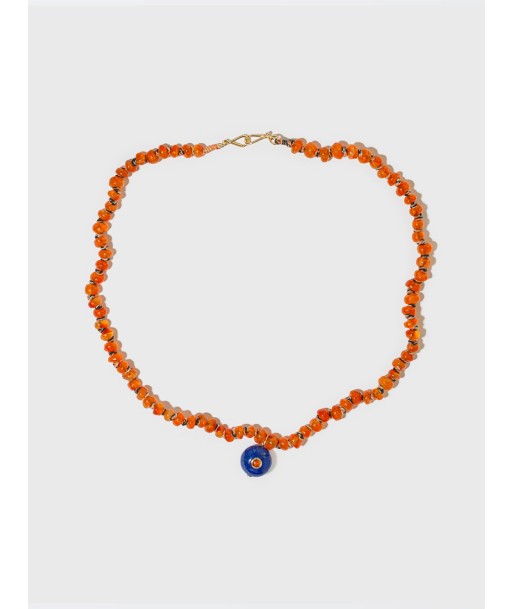 NECKLACE WITH CARNELIAN AND LAPIS LAZULI BEADS france