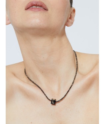 CUBIX LOVE ONYX AND BLACK DIAMOND BEADS NECKLACE Découvrez la collection