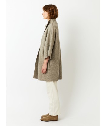 KIMONO PRESSED WOOL COAT Venez acheter