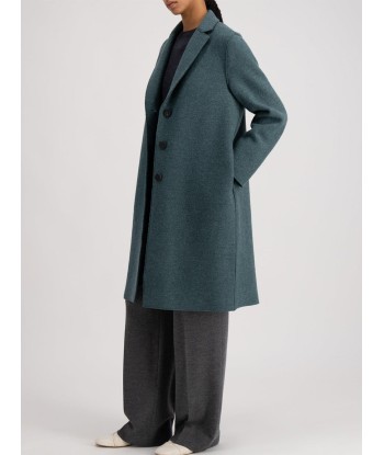 BOILED WOOL PINE COAT de pas cher