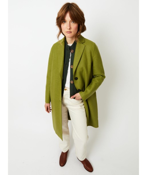 PERIDOT OVERCOAT PRESSED WOOL COAT france