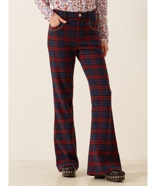 BUNNY BERRY PLAID PANTS s'inspire de l'anatomie humaine