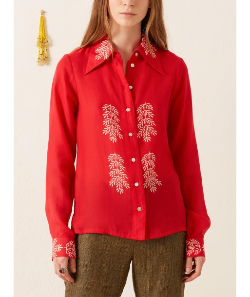 DOLLY RED CHERRY SHIRT en ligne des produits 