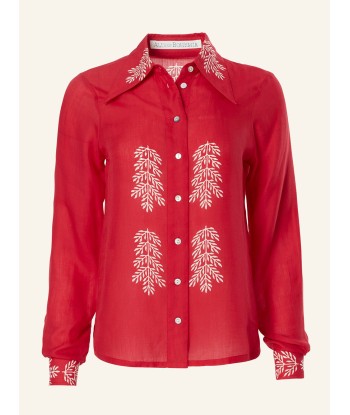 DOLLY RED CHERRY SHIRT en ligne des produits 