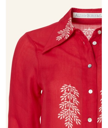 DOLLY RED CHERRY SHIRT en ligne des produits 