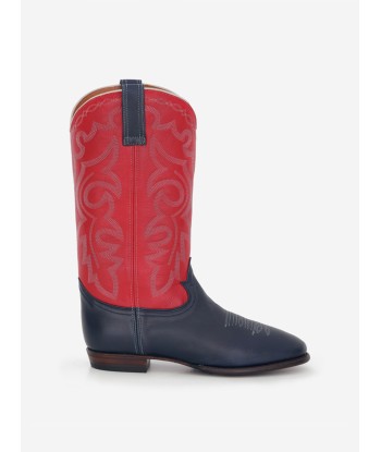 MIDNIGHT WANDER NAVY RED BOOTS meilleur choix