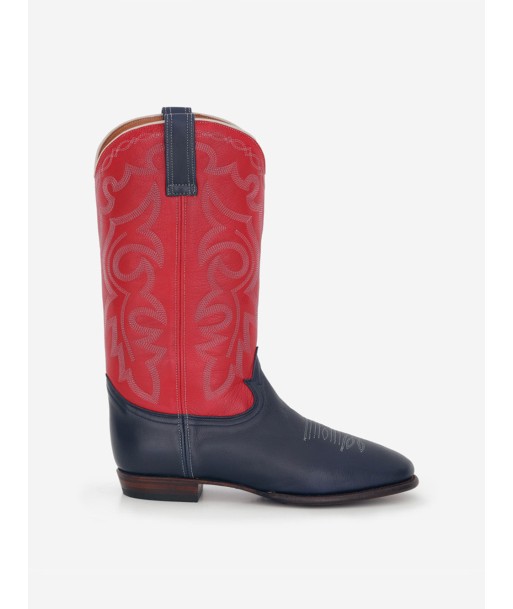 MIDNIGHT WANDER NAVY RED BOOTS meilleur choix