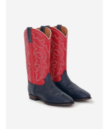 MIDNIGHT WANDER NAVY RED BOOTS meilleur choix