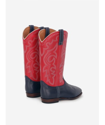 MIDNIGHT WANDER NAVY RED BOOTS meilleur choix