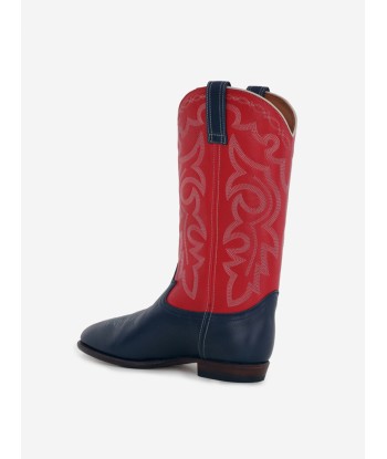 MIDNIGHT WANDER NAVY RED BOOTS meilleur choix