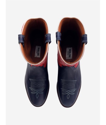 MIDNIGHT WANDER NAVY RED BOOTS meilleur choix