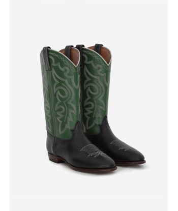 MIDNIGHT WANDER GREEN BLACK BOOTS les ctes