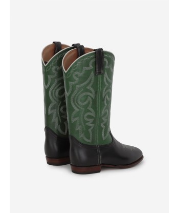 MIDNIGHT WANDER GREEN BLACK BOOTS les ctes