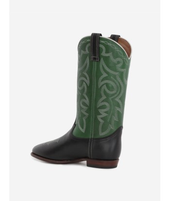 MIDNIGHT WANDER GREEN BLACK BOOTS les ctes