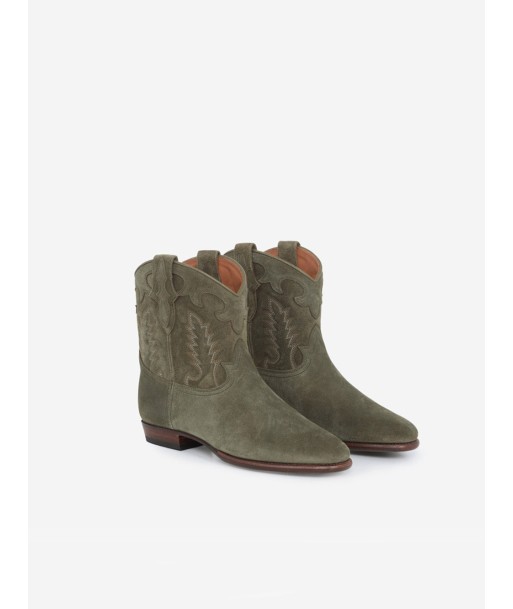 EARLY MIDNIGHT OLIVE ANKLE BOOTS l'évolution des habitudes 