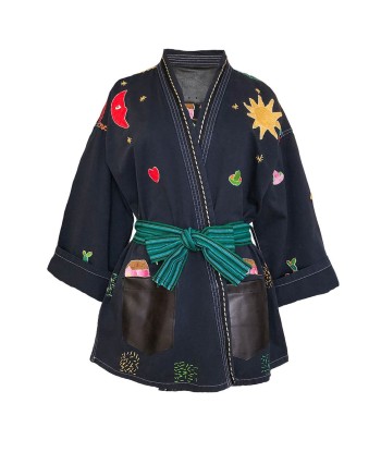 MEXICAIN NAVY KIMONO Amélioration de cerveau avec