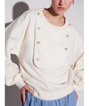 POPPY CREAM SWEATSHIRT l'achat 