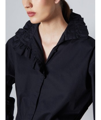 EZRA BLACK POPELIN SHIRT online