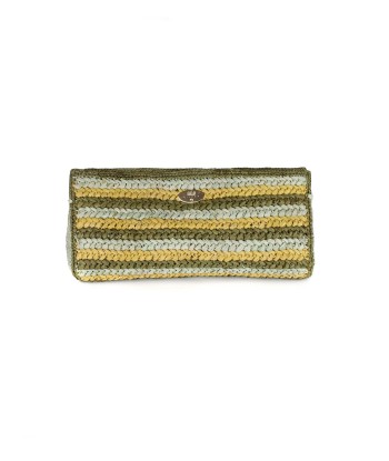 UPTOWN CLUTCH BAG RAFFIA PRAIRIE Toutes les collections ici