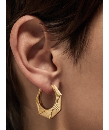 NYC EARRING LARGE MODEL YELLOW GOLD des créatures d'habitude