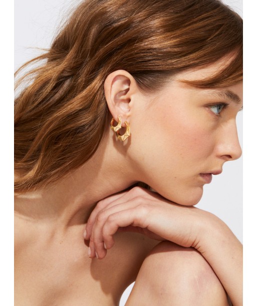 NYC SMALL YELLOW GOLD AND DIAMOND EARRING sélection de produits