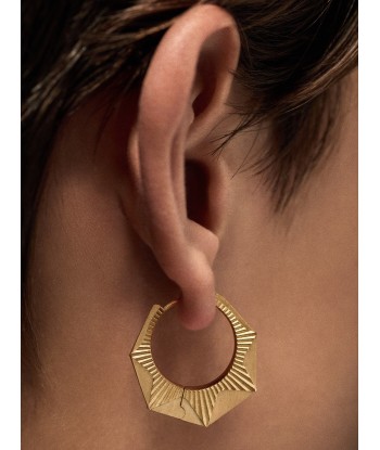 NYC EARRING LARGE MODEL YELLOW GOLD des créatures d'habitude