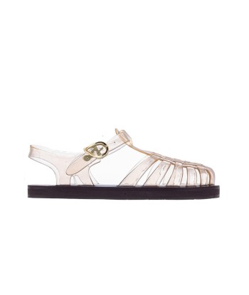 HOMERIA CLEAR CARAMEL JELLY SANDALS s'inspire de l'anatomie humaine