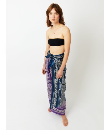 SILK SKIRT CIN BLUE AND PURPLE de la marque