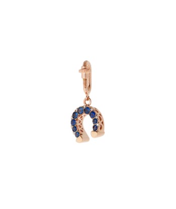 ROSE GOLD, BLUE SAPPHIRE AND DIAMOND HORSESHOE CHARM Les magasins à Paris et en Île-de-France