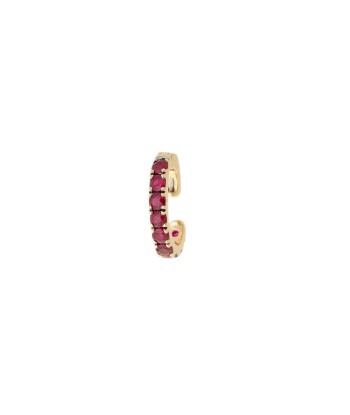 YELLOW GOLD AND RUBY CUFF EARRING acheter