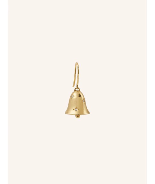 YELLOW GOLD BELL EARRING Profitez des Offres !