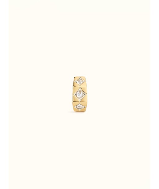 SMALL YELLOW GOLD AND DIAMOND NUT EARRING votre restaurant rapide dans 