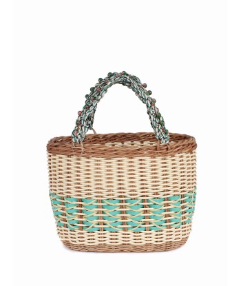 OPALINE ARY WICKER BAG Véritable concentré