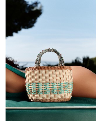 OPALINE ARY WICKER BAG Véritable concentré