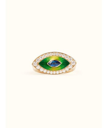 EVIL EYE METRIC GREEN RING prix