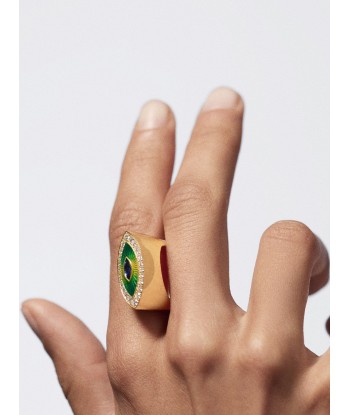 EVIL EYE METRIC GREEN RING prix