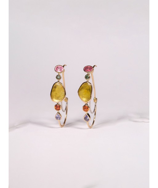 YELLOW TOURMALINE POISARDES EARRINGS prix pour 