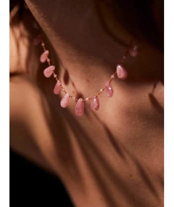 CHEREMOYA RHODOCROSITE NECKLACE Profitez des Offres !