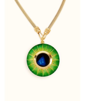 MAGIC 8 BALL GREEN NECKLACE Paris Déstockage Promo